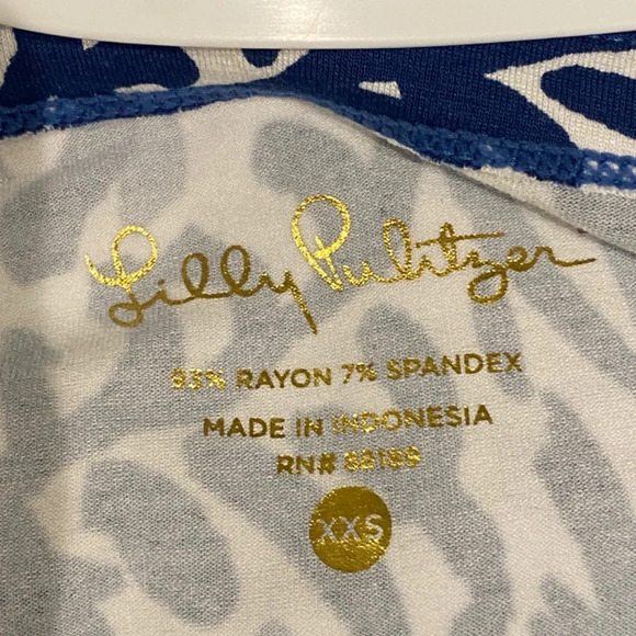 Lilly Pulitzer Sophie Dress Indigo Home Slice Blue Pineapple Print, 16830 - Picture 8 of 12